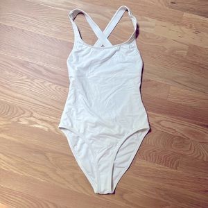 Andi Swim white “tulum” one piece swimsuit